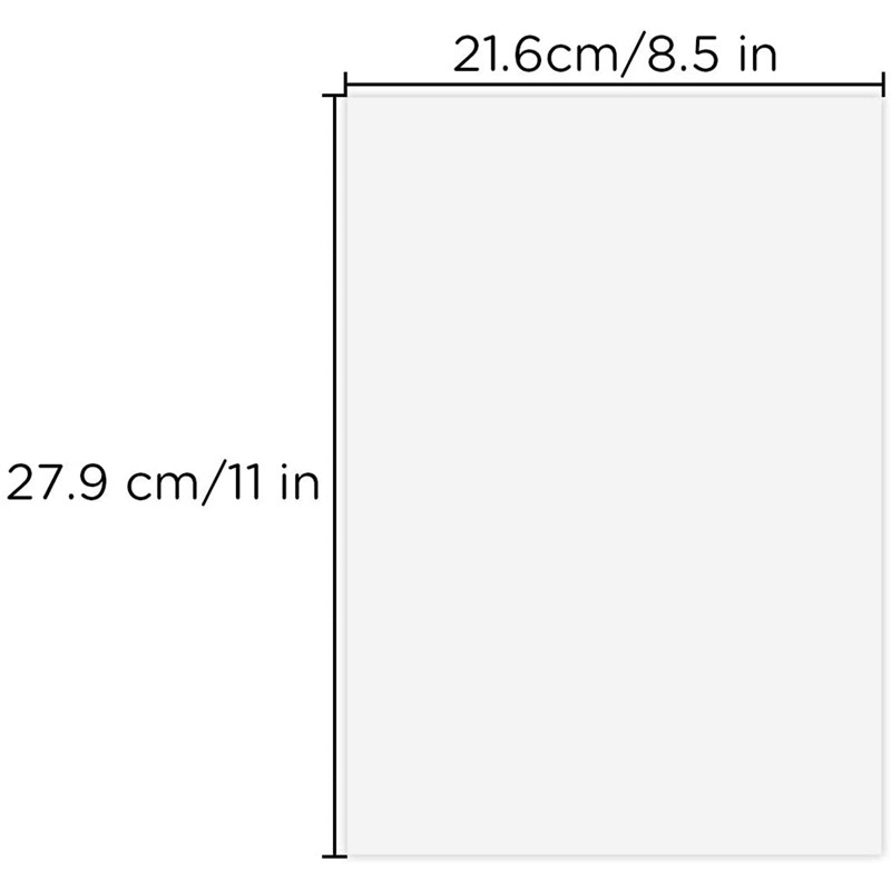25 Sheets Printable Vinyl Sticker Paper Self-Adhesive Waterproof Matte White Printing Paper Sheet, for Inkjet Printer | BigBuy360 - bigbuy360.vn