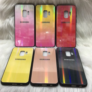 Samsung Galaxy S9 Ốp lưng mặt kính cường lực 7 màu cao cấp