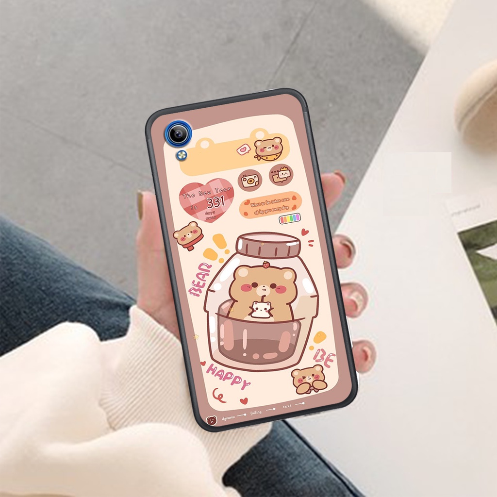 Ốp Lưng VIVO Y30 - Y50 - Y51 - Y91C  - Y93  , In Hình Gấu Cute, màu sắc bắt mắt.