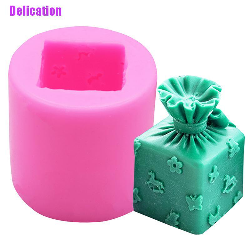 Khuôn silicon tạo hình làm xà phòng 3D DIY độc đáo