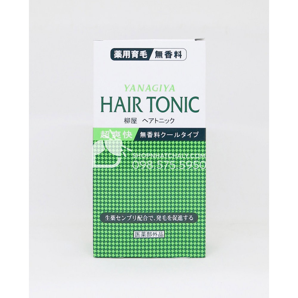 [HÀ NỘI] Thuốc chống rụng tóc Hair Tonic Yanagiya 240ml (Xanh nhạt)