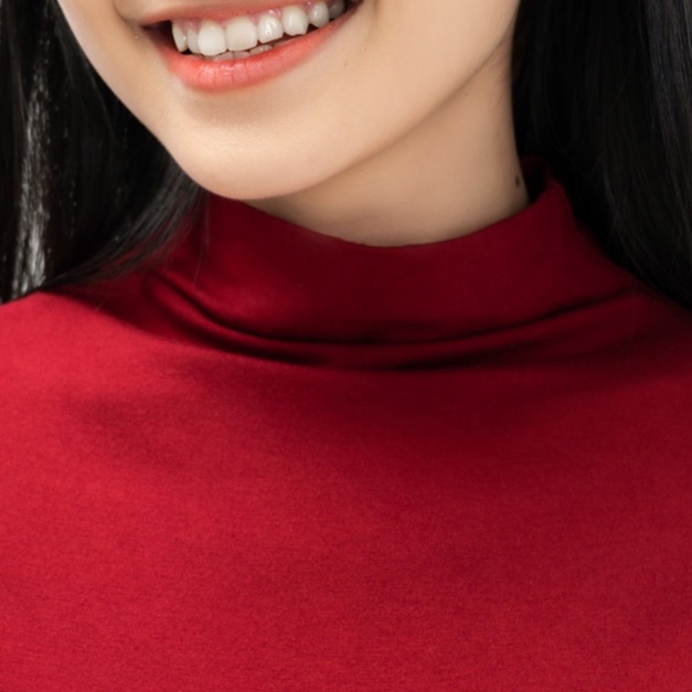 [Mã WABRYD1111 giảm 10% đơn 250K] Áo thun nữ YODY dài tay cổ liền nịnh dáng ATN4576 | BigBuy360 - bigbuy360.vn