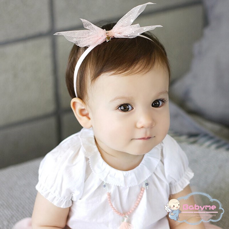 Băng đô phối nơ xinh xắn dành cho bé
