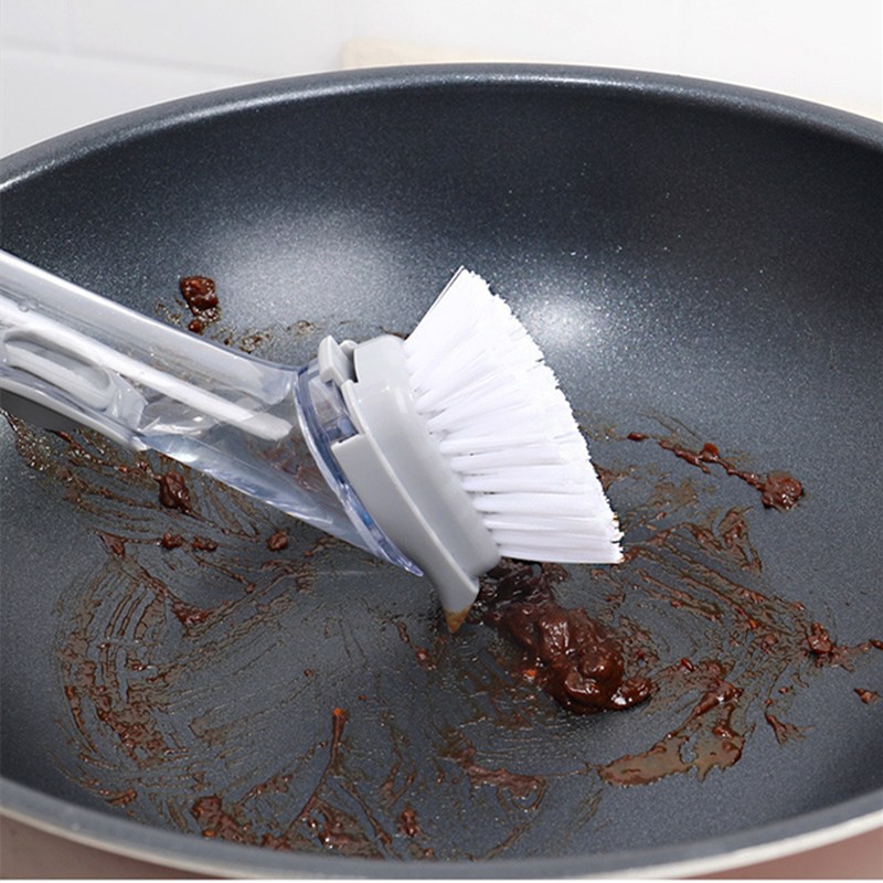 Bàn Chải Vệ Sinh Đồ Dùng Nhà Bếp Cán Dài Tiện Lợi