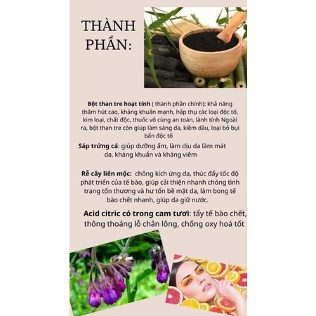 MẶT NẠ THAN TRE HOẠT TÍNH POLLA NO1