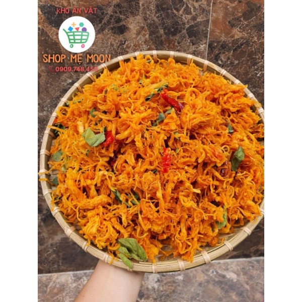 1KG KHÔ GÀ LÁ CHANH LOẠI 1 - TÚI ZIP 500GR