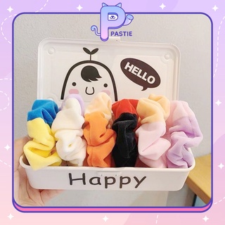 Scrunchies dây buộc tóc, cột tóc nhung mềm