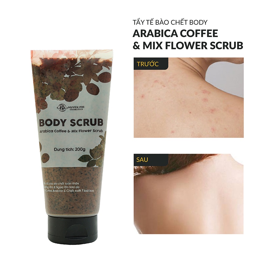 Tẩy tế bào chết body Arabica Coffee Mix Flower Scrub