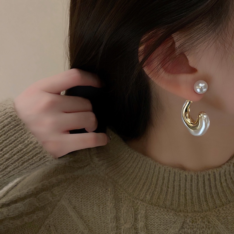 Bông Tai Ngọc Trai Bằng Acrylic Thời Trang Hàn Quốc 2022 S925