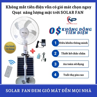 Quạt Năng Lượng Mặt Trời,Quạt Tích Điện Mẫu Mới 2022,Điều Khiển,Đèn Led Dây Dài 3M,Sạc Điện Thoại,Củ sạc 220V