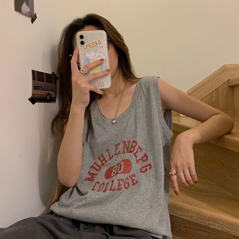 Áo Thun Nữ Tay Dài Cổ Tròn Dáng Rộng Thời Trang Phong Cách Hàn Quốc