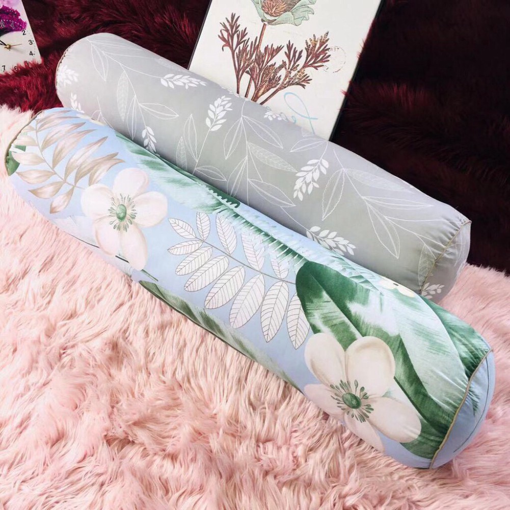 Vỏ gối ôm người lớn vải Cotton Hàn Quốc ALNENA NGỌC NỮ mát lạnh - Kích thước 35cm x 100cm giá tốt