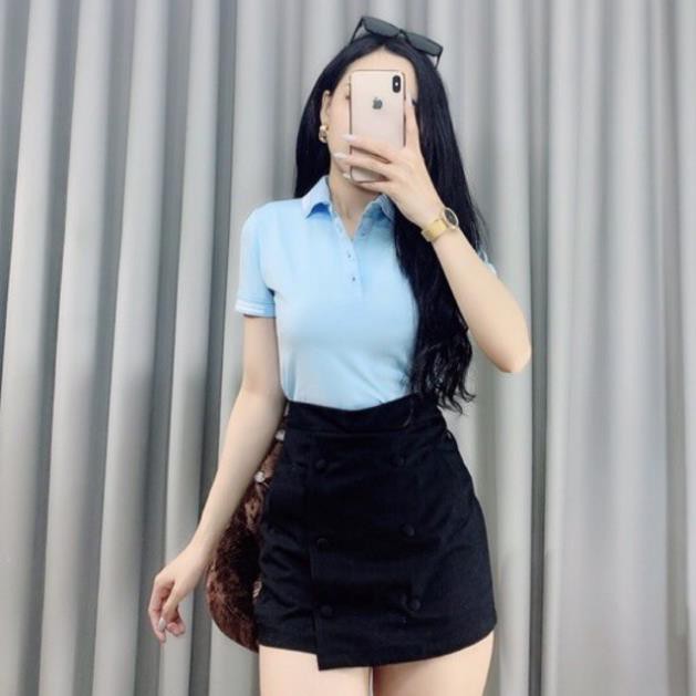 Áo đôi nam nữ cổ bẻ Áo đôi polo đẹp chất thun cotton 100%  ྇