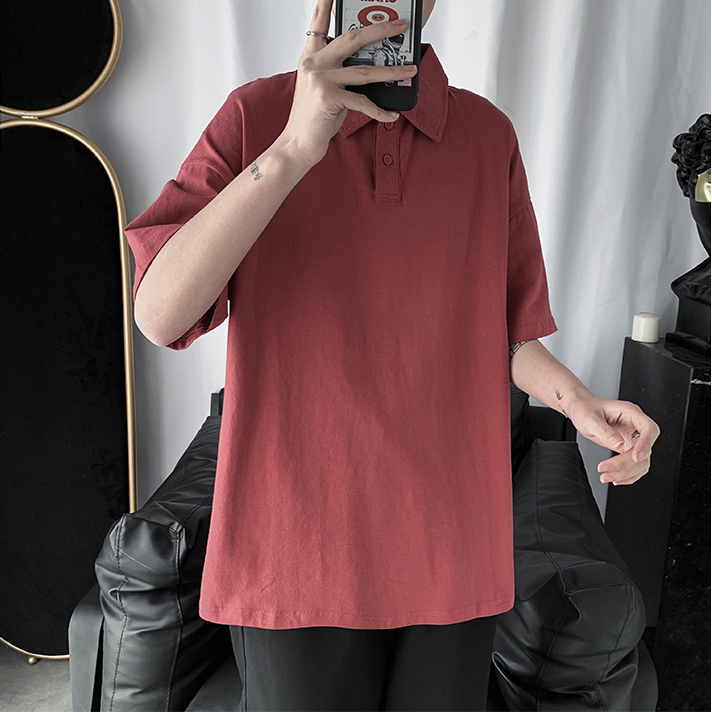 Áo Thun Polo Ngắn Tay Phong Cách Hàn Quốc Đơn Giản Dành Cho Nam | BigBuy360 - bigbuy360.vn