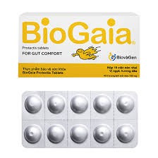 Men Vi Sinh BioGaia Protectis (Hộp 10 viên) Dành Cho Bé Từ 2 Tuổi Trở Lên & Người Lớn