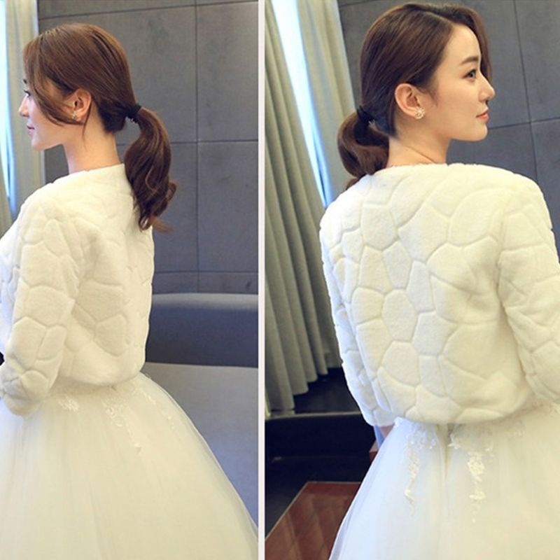 Áo khoác cổ tròn tay 3/4 họa tiết hình học thời trang dự tiệc cho nữ
 | BigBuy360 - bigbuy360.vn