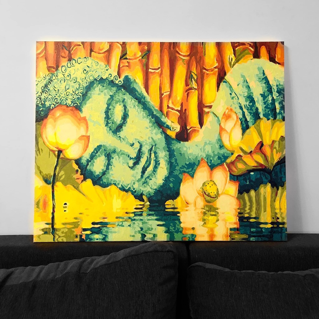 Tổng hợp các mẫu tranh số hóa Phật được yêu thích nhất size 40x50cm đã căng khung và đầy đu phụ kiện