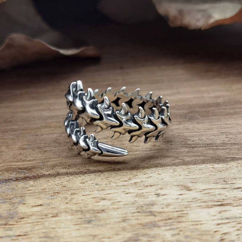 Nhẫn Hở Đeo Ngón Tay Có Thể Điều Chỉnh Phong Cách Vintage Dành Cho Nam Nữ Mặc Hàng Ngày