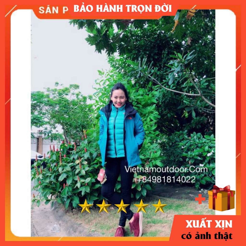 Áo khoác nữ N.F. 3 in 1 lông vũ SIÊU ĐẸP BẢO HÀNH TRỌN ĐỜI