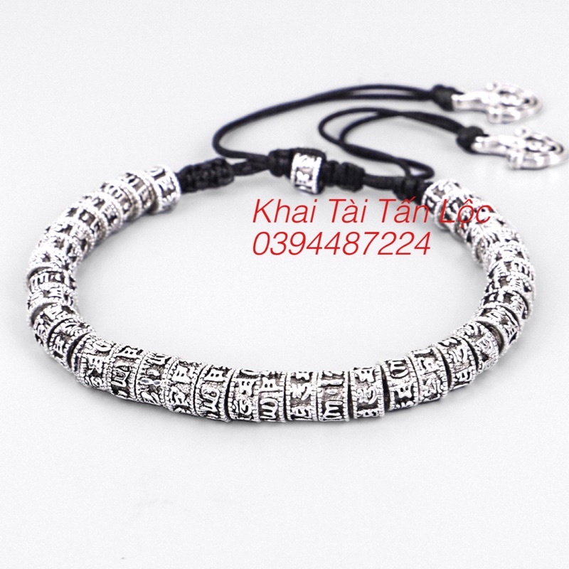 Lắc tay khắc Lục Tự Đại Minh Chú OM MANI PADME HUM