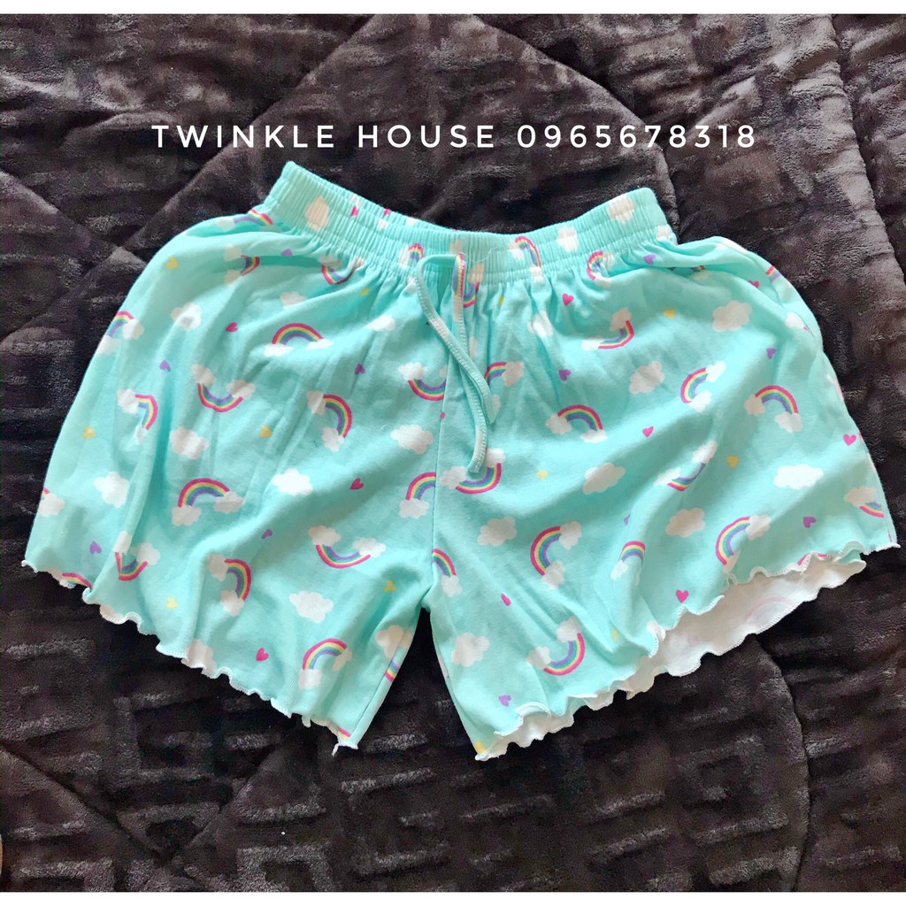 [𝐒𝐀𝐋𝐄 𝐒𝐇𝐎𝐂𝐊] Quần đùi Thái Lan nhún viền cute - QUẦN ĐÙI NGỦ nữ vải Cotton Thái mềm mát free size 40-65kg | BigBuy360 - bigbuy360.vn