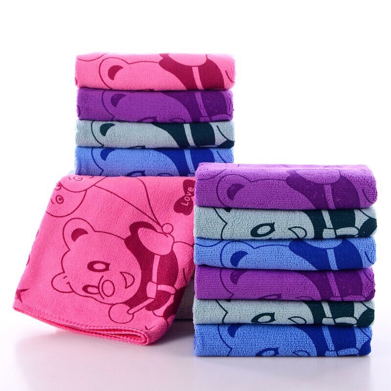 Khăn Tắm In Nhiều Hình Dễ Thương 50x100, 60x120, 70x140