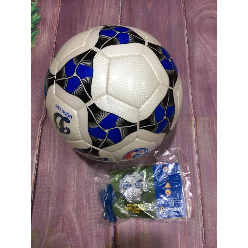 Quả bóng đá cơ bắp động lực UCV 3.05 số 4 tặng kim bơm bóng + túi lưới đựng bóng