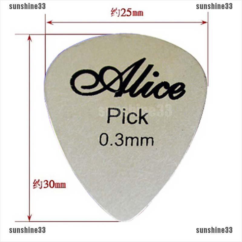 Phím gảy đàn guitar kích thước 0.3mm bằng kim loại chất lượng cao