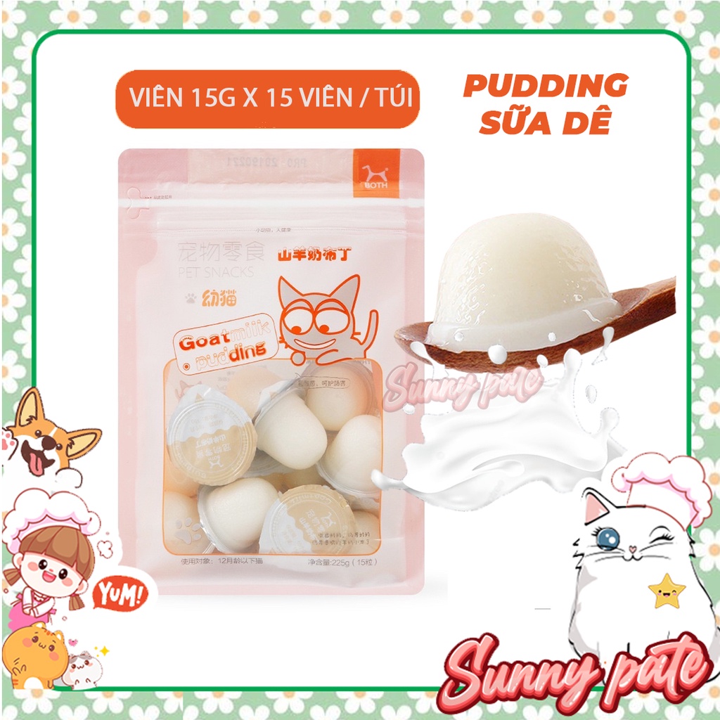 PUDDING SỮA DÊ CHO MÈO