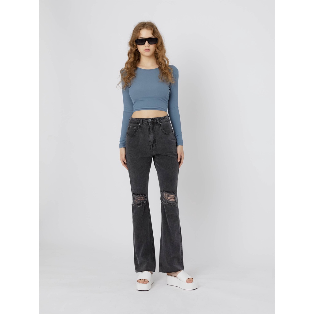 Áo Croptop Nữ Triangle Back Bow Tie , Chất Thun BOA DO2 Thoải Mái , WC000044,SOMEHOW