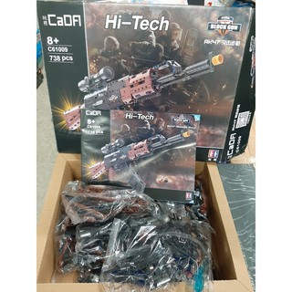 （CÓ SẴN）Đồ chơi lắp ráp mô hinh TECHINIC cada 61009 A K 47