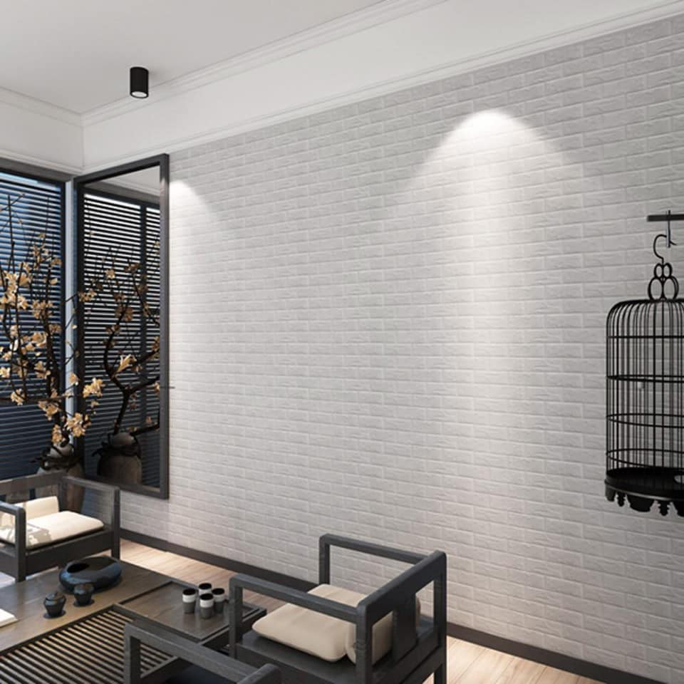 Xốp dán tường hoạt hình, vân gạch 70x77cm giá Rẻ tại Đà Nẵng