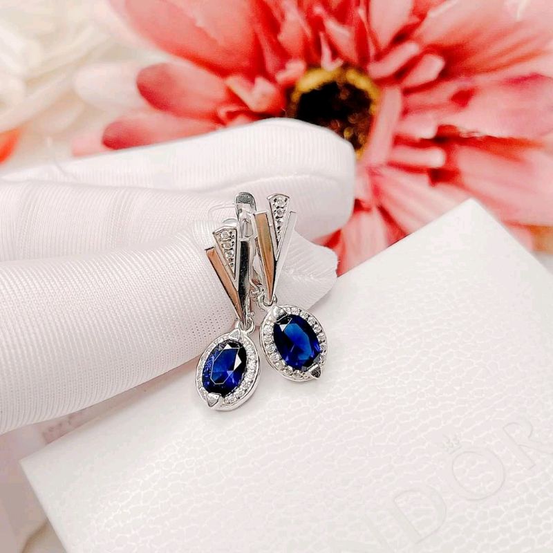 Hoa tai bạc 925- Chính hãng Sinlight Nga