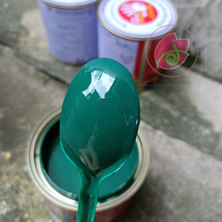 Sơn dầu bóng MÀU XANH LÁ ĐẬM, RÊU GALANT 515 375ml 800ml  Sử dụng cho gỗ, tôn, sắt thép
