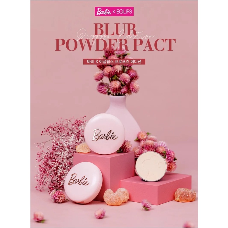 [Barbie Version] Phấn phủ Eglips Blur Powder Pact No.21 (DATE 02/2023)