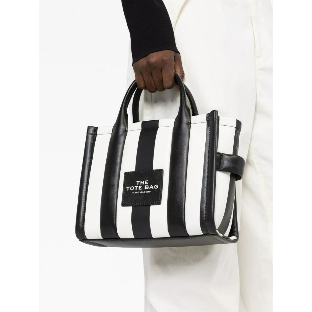 Túi Marc Jacobs Vertical-Stripe Leather Tote