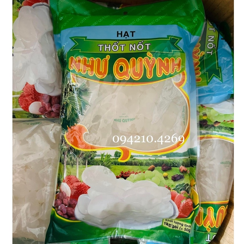 Hạt Đác Nấu Đường Rim sẵn gói 1kg- GIÒN NGON TOPPING CHO CHÈ