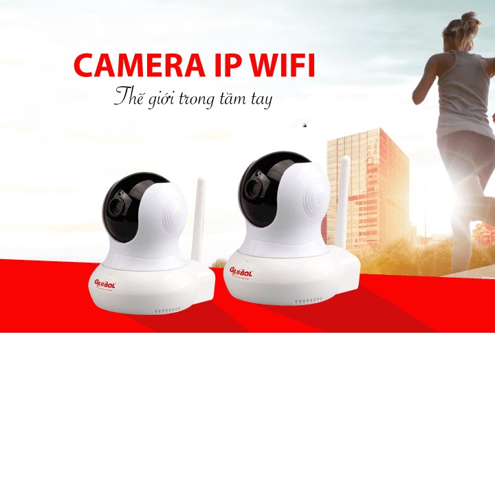 Camera Global IP Wifi W1 1.0M 720P HD Chính hãng