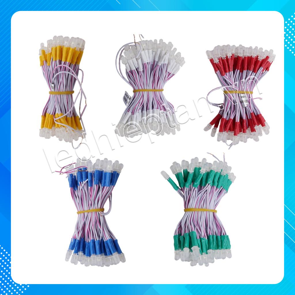 LED ruồi đơn 5V màu (trắng, đỏ, xanh lá, xanh dương, vàng)