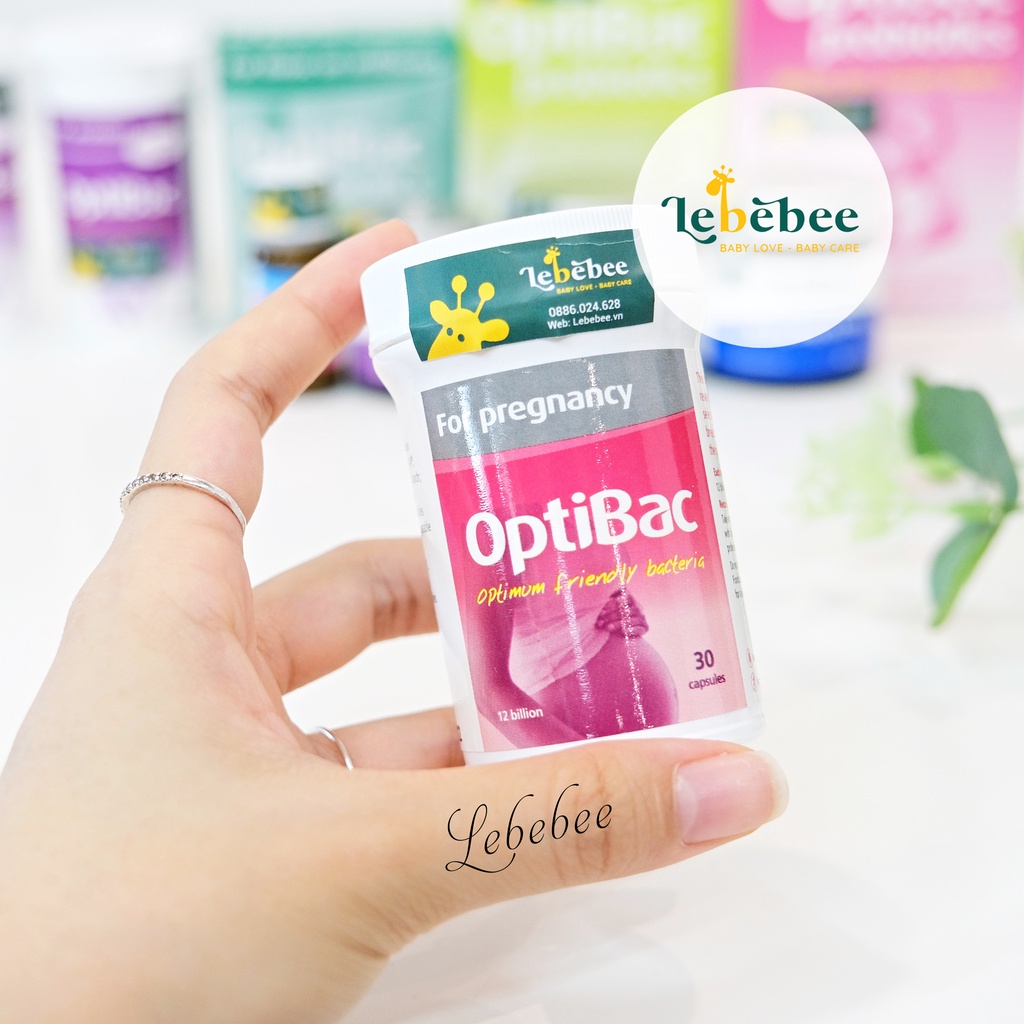 Optibac Pregnancy - Optibac cho mẹ bầu và cho con bú ( hộp 30 viên)