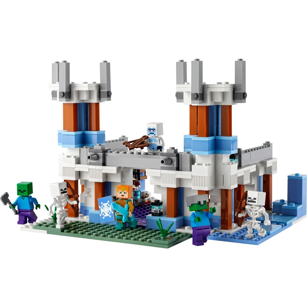 LEGO Minecraft 21186 Lâu đài băng