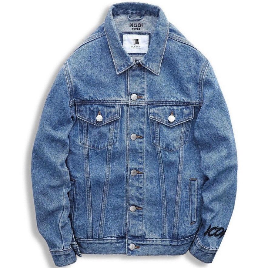 Áo khoác jean nam xanh chất bò , áo khoác rin nam đẹp Nhiêu Mẫu Mới hót nhất 2025 trend
