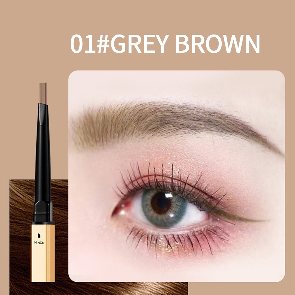 ♕Jiaobosi Jonbos Vàng Nhỏ Đũa Hoang Dã Bút Chì Kẻ Lông Mày Chống Thấm Nước Và Không Dễ Decolorize Quay Tự Động Tinh Tế Tam Giác Kẻ Lông Mày bút Chì