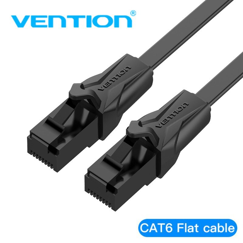 Dây cáp mạng Erthernet Cat6  Vention - 2 đầu đúc sẵn, dạng dẹt IBAB - Hàng chính hãng Vention - BEN