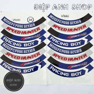 Tem vành bản to RACING BOY - MS34