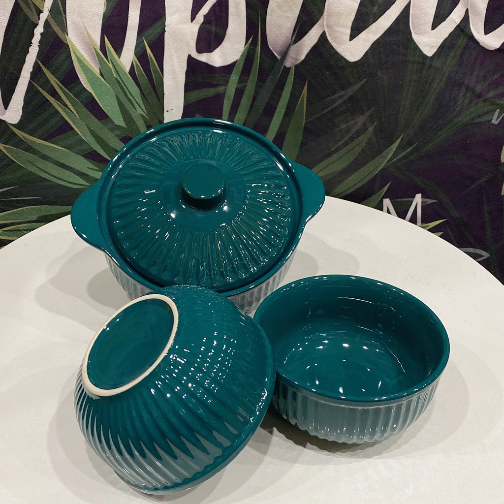 Bộ bát đĩa decor set ăn mì siêu đẹp