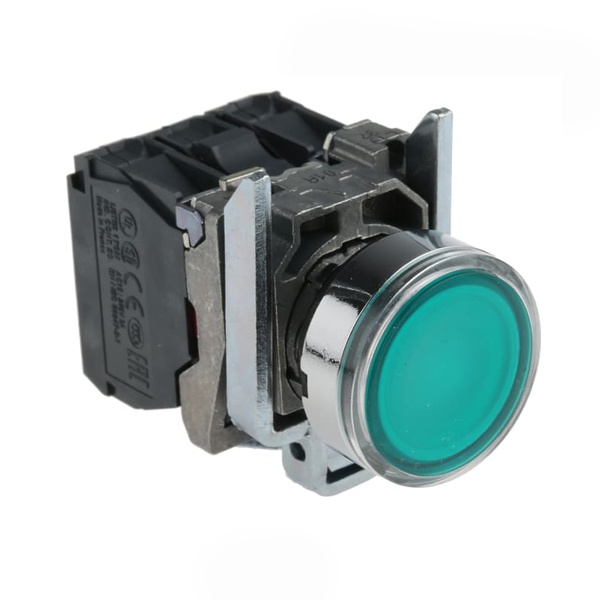 Nút nhấn XB4BW33B5 Schneider có đèn Ø22 1NO-1NC