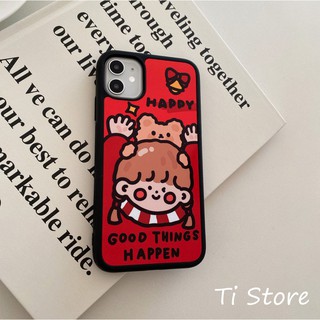 Ốp lưng girl happy 2 ip