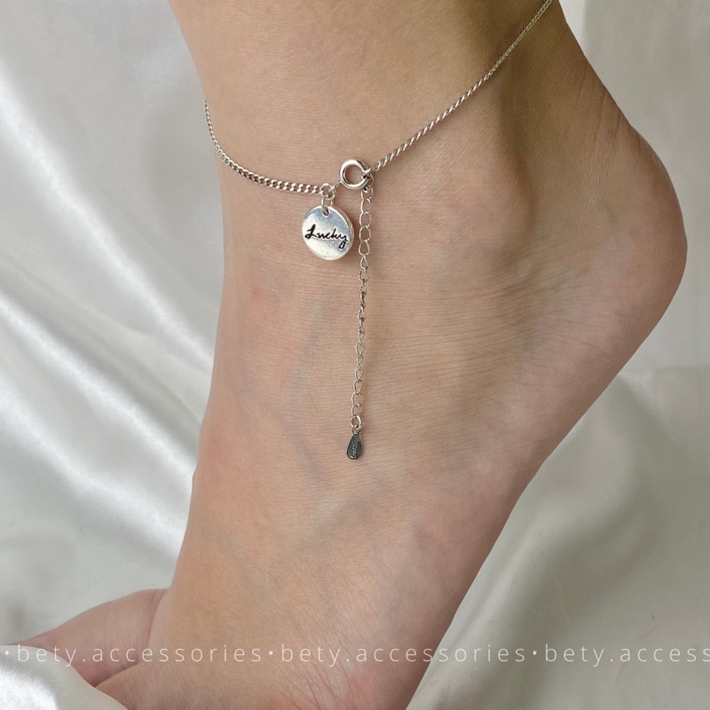 Lắc chân thời trang hàn quốc Bell/ Lucky/ Heart (không gỉ)