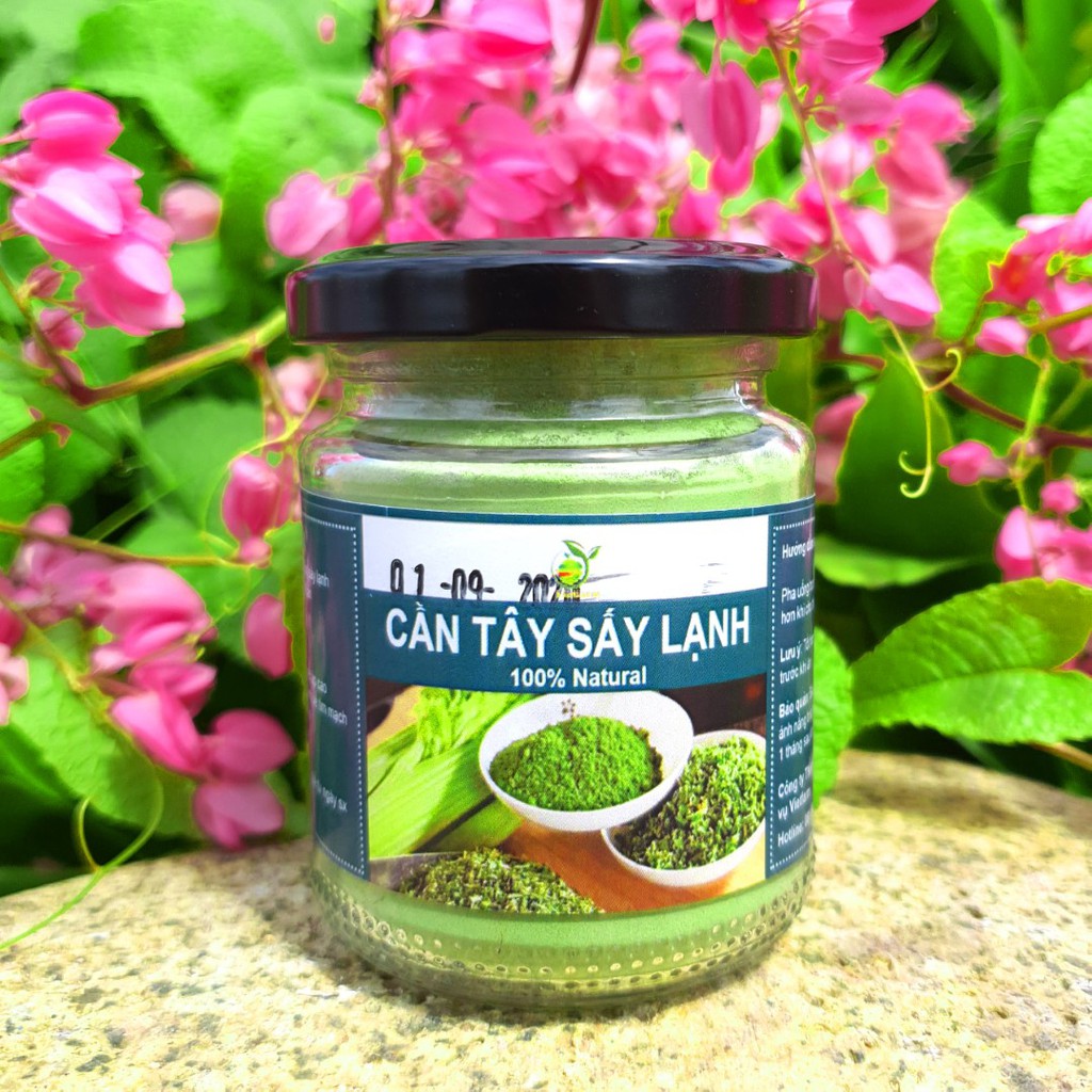 Bột Cần Tây Nguyên Chất Vietfarm - cần tây giảm cân hiệu quả, detox thanh nhiệt giải độc, làm đẹp da